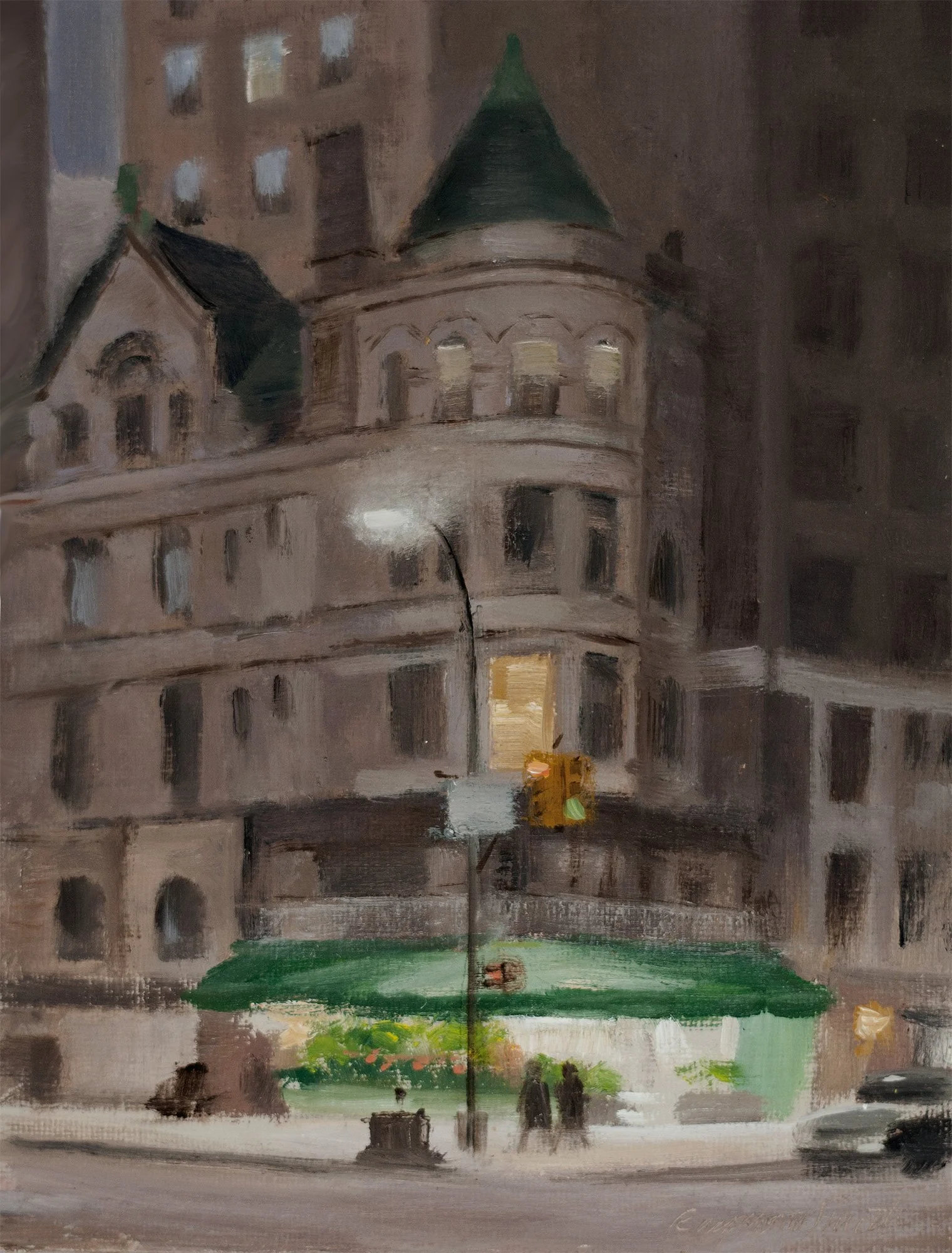    72nd St Market     Oil/Panel   6" X 8"    