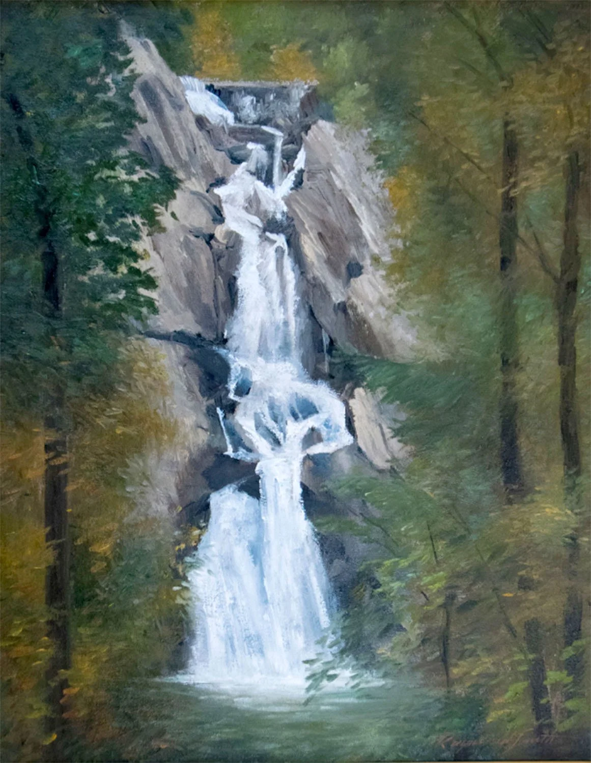   High Falls   &nbsp;Oil/Panel &nbsp;&nbsp;16” X 20”  2021    
