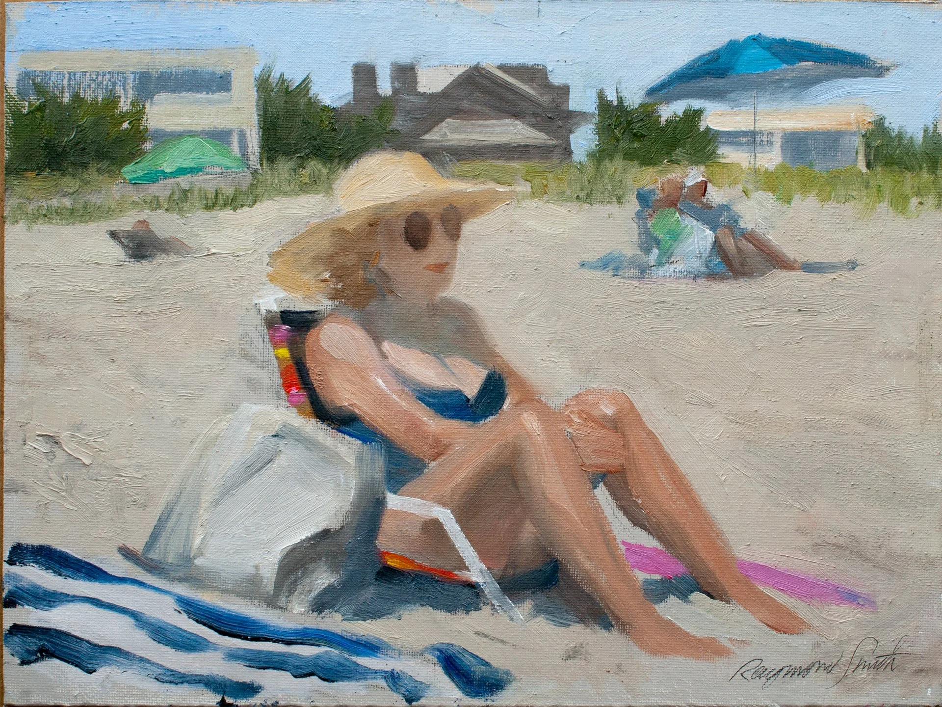    Alyne   &nbsp;Oil/Panel &nbsp;&nbsp;12” X 16”  2021   