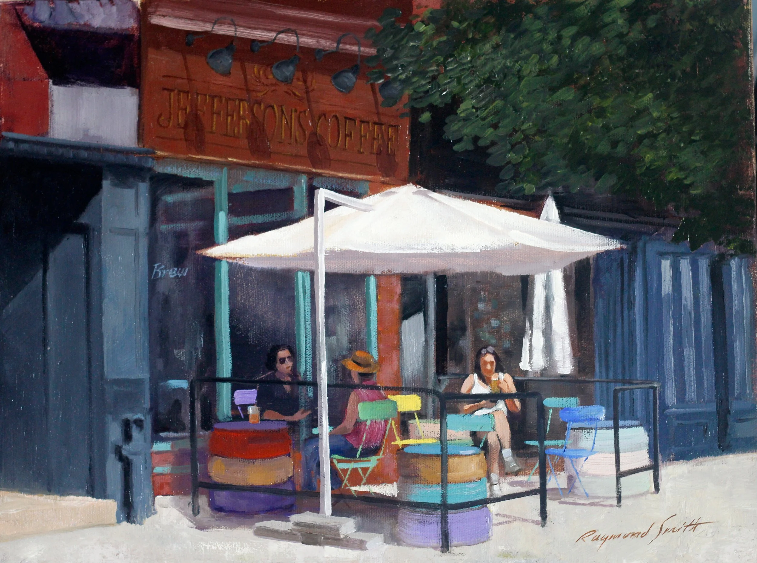    Jefferson’s Coffee     12” X 16”   Oil/Panel 