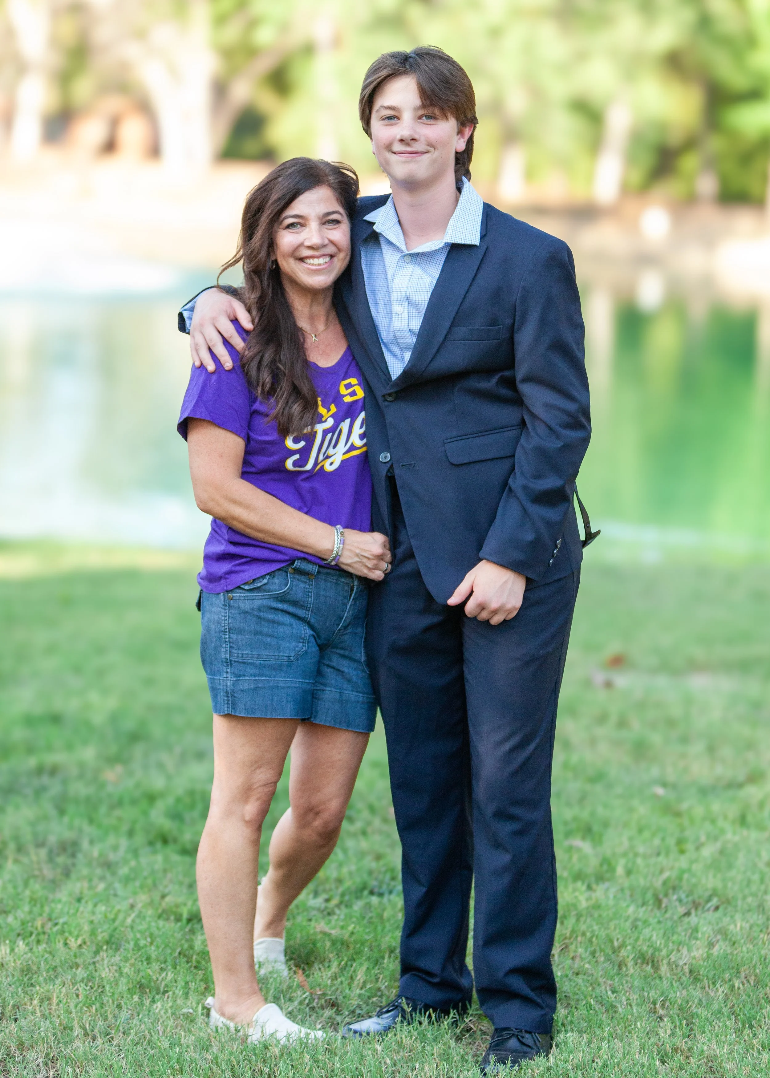 Drew & Mom HOCO 2024 Freshman.jpg