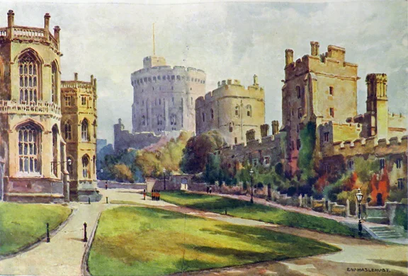 Watercolor by Ernest W. Haslehust