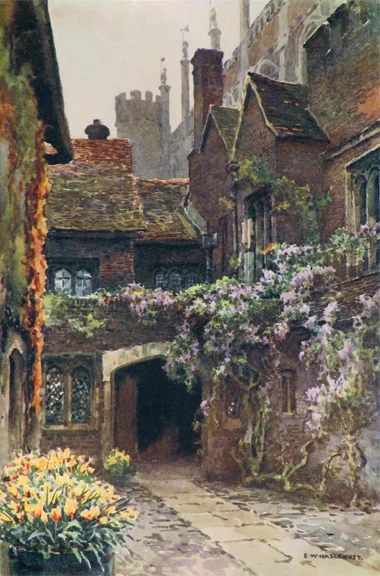 Watercolor by Ernest W. Haslehust