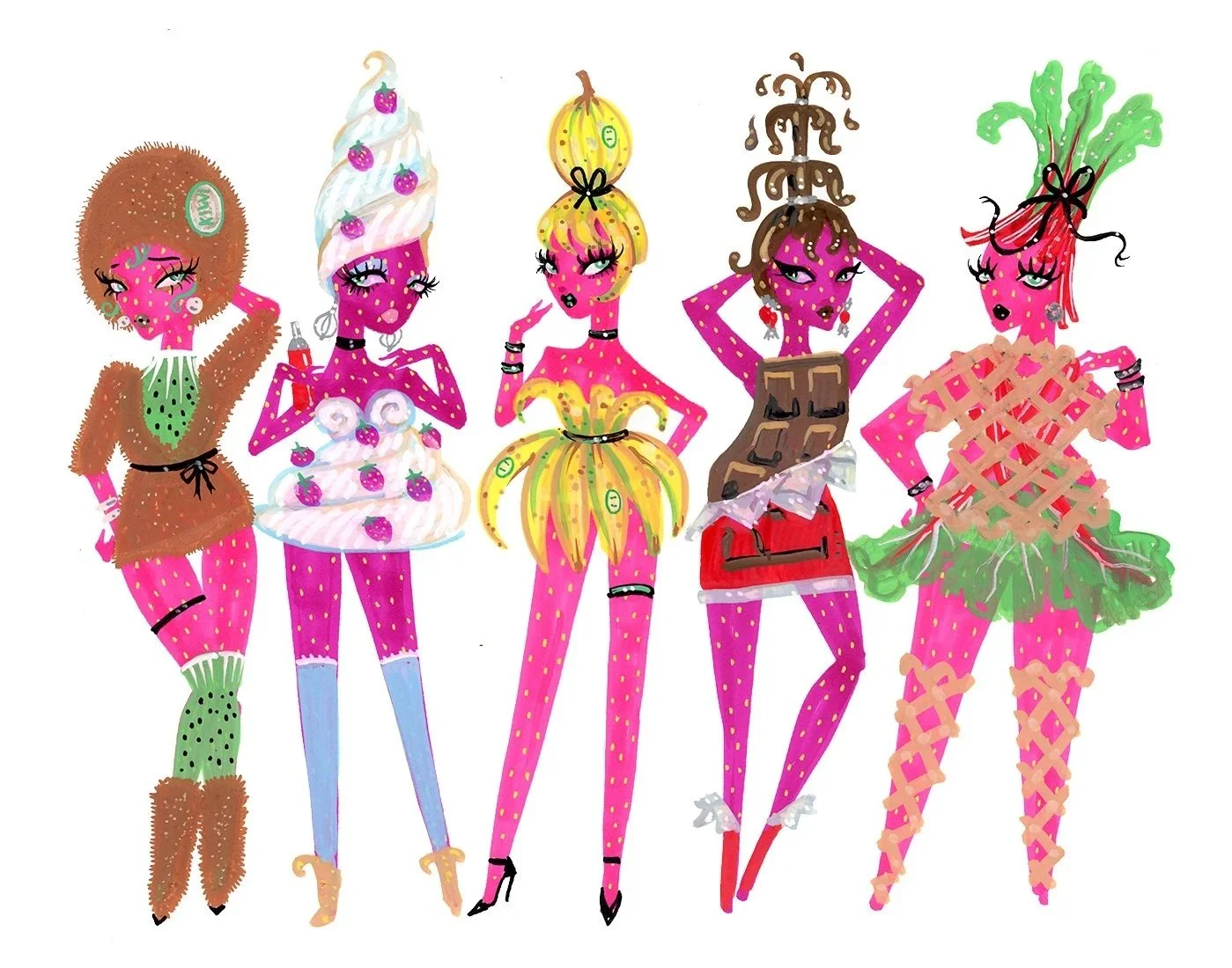 "Strawberry Dress Up 1"