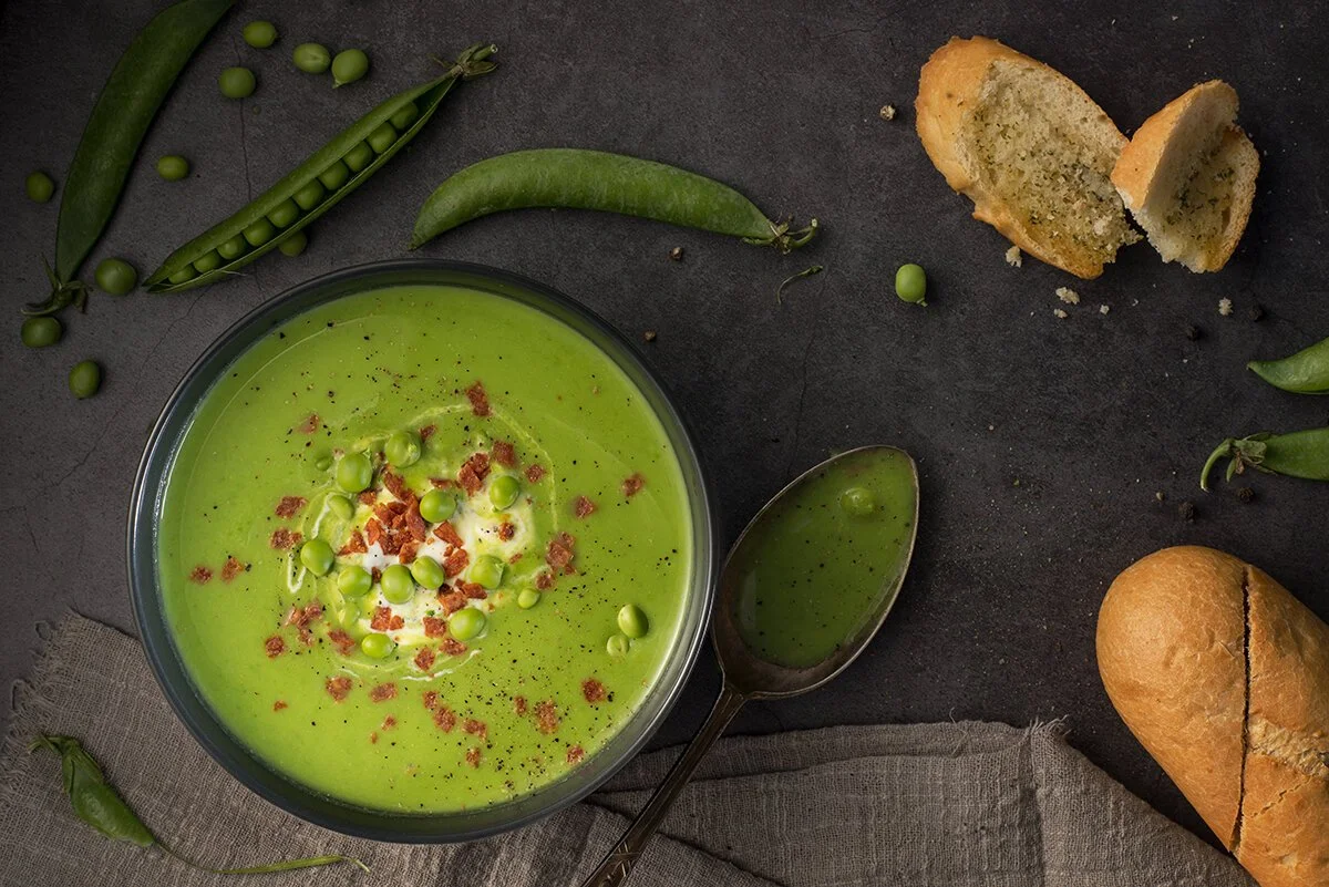 Rustic Green Pea Symphony:                              A Homestead Delight