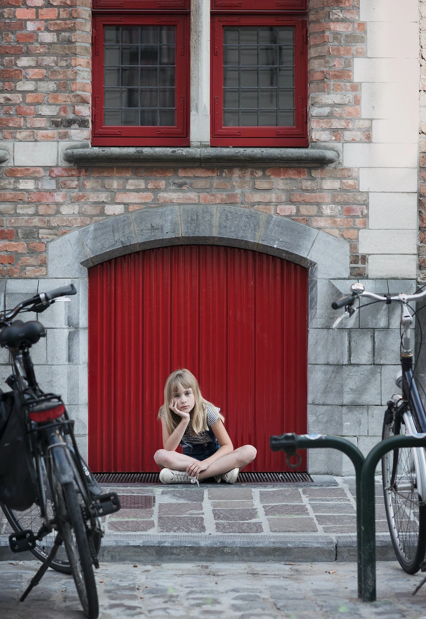 Eva's Reverie: A Portrait Journey Through Bruges, Belgium