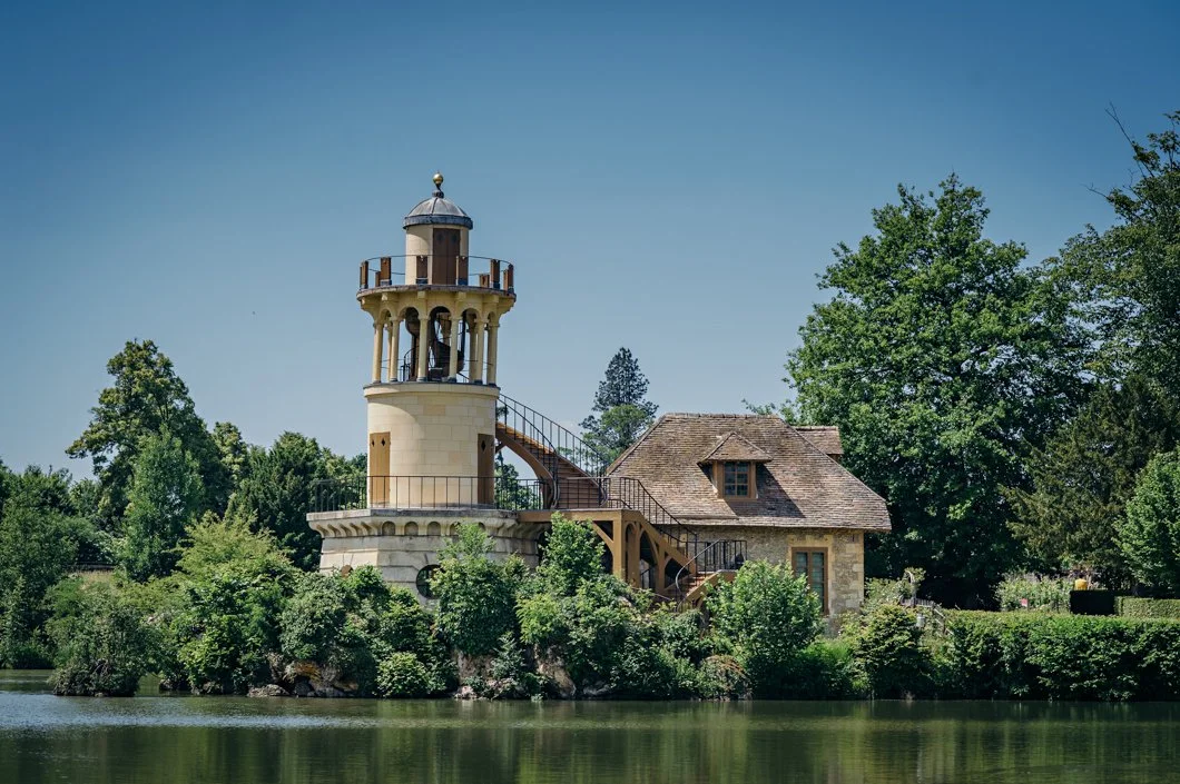Grace and Wonder: Eva's Fairy-Tale Photoshoot at The Hameau de la Reine, Château de Versailles