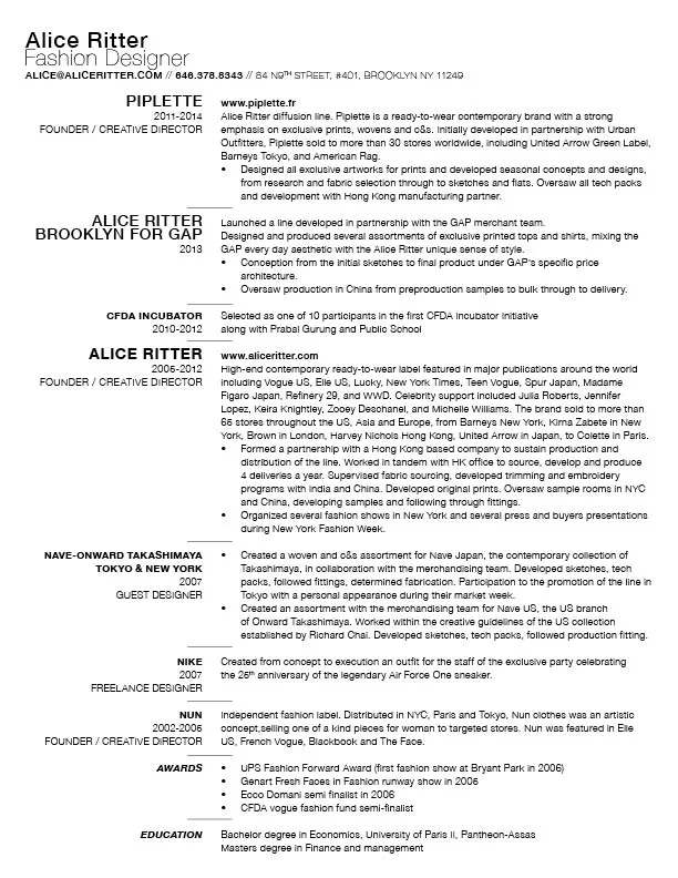 ALICE RITTER CV.jpg
