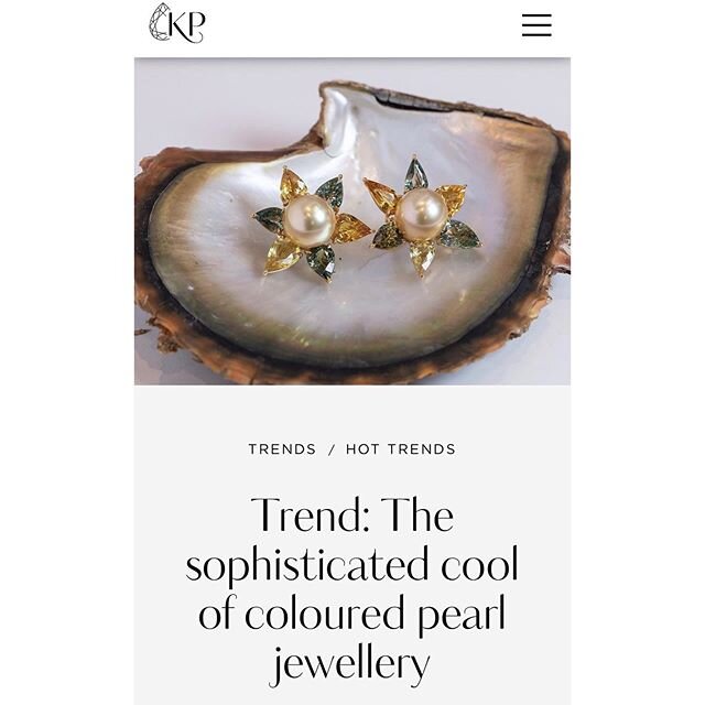 Daydreaming about colorful pearl jewelry. Thank you @katerina_perez &amp; @jodiemariesmith for the lovely @assaelpearls feature!