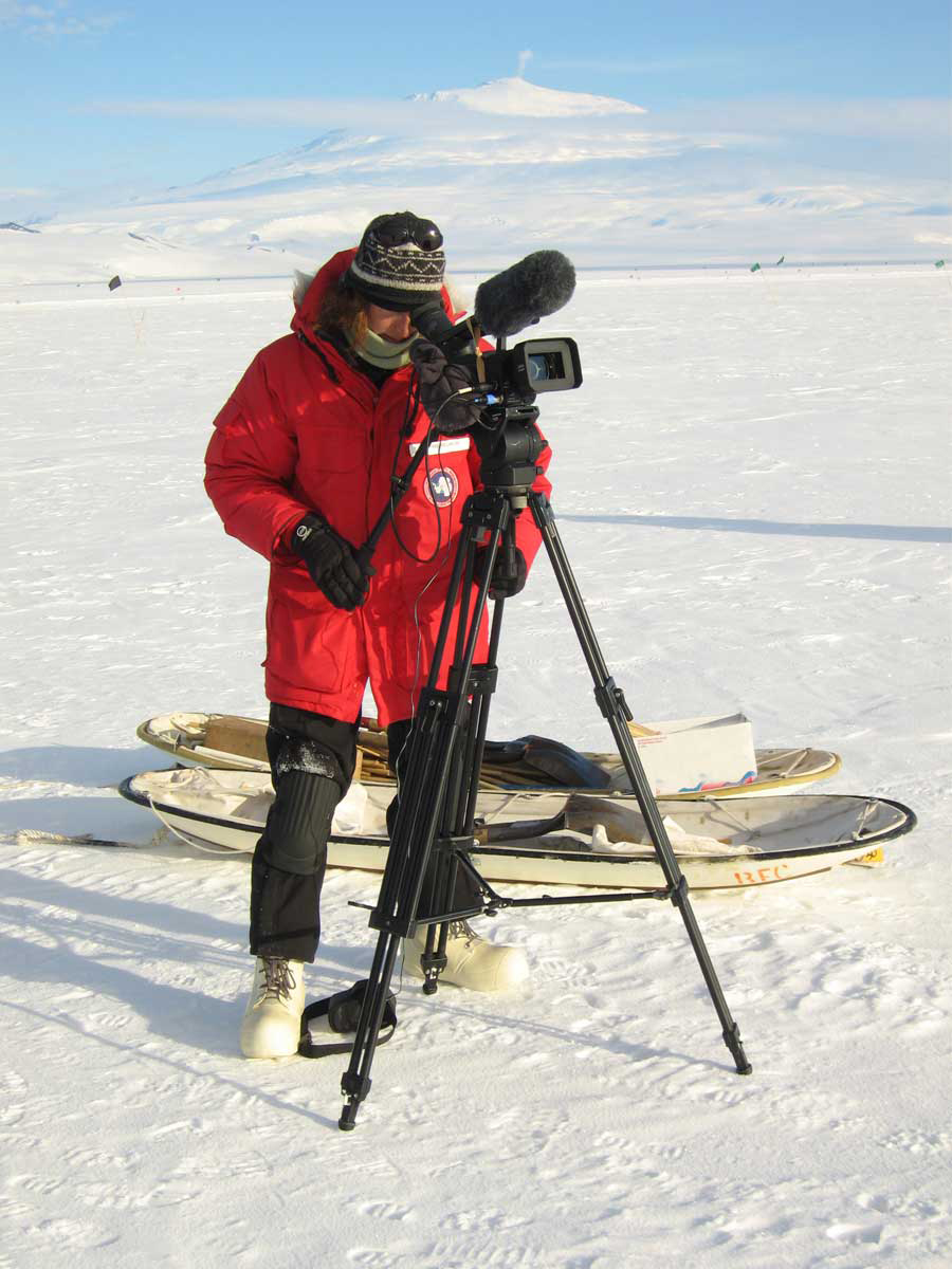 Working on the Ross Ice Shelf