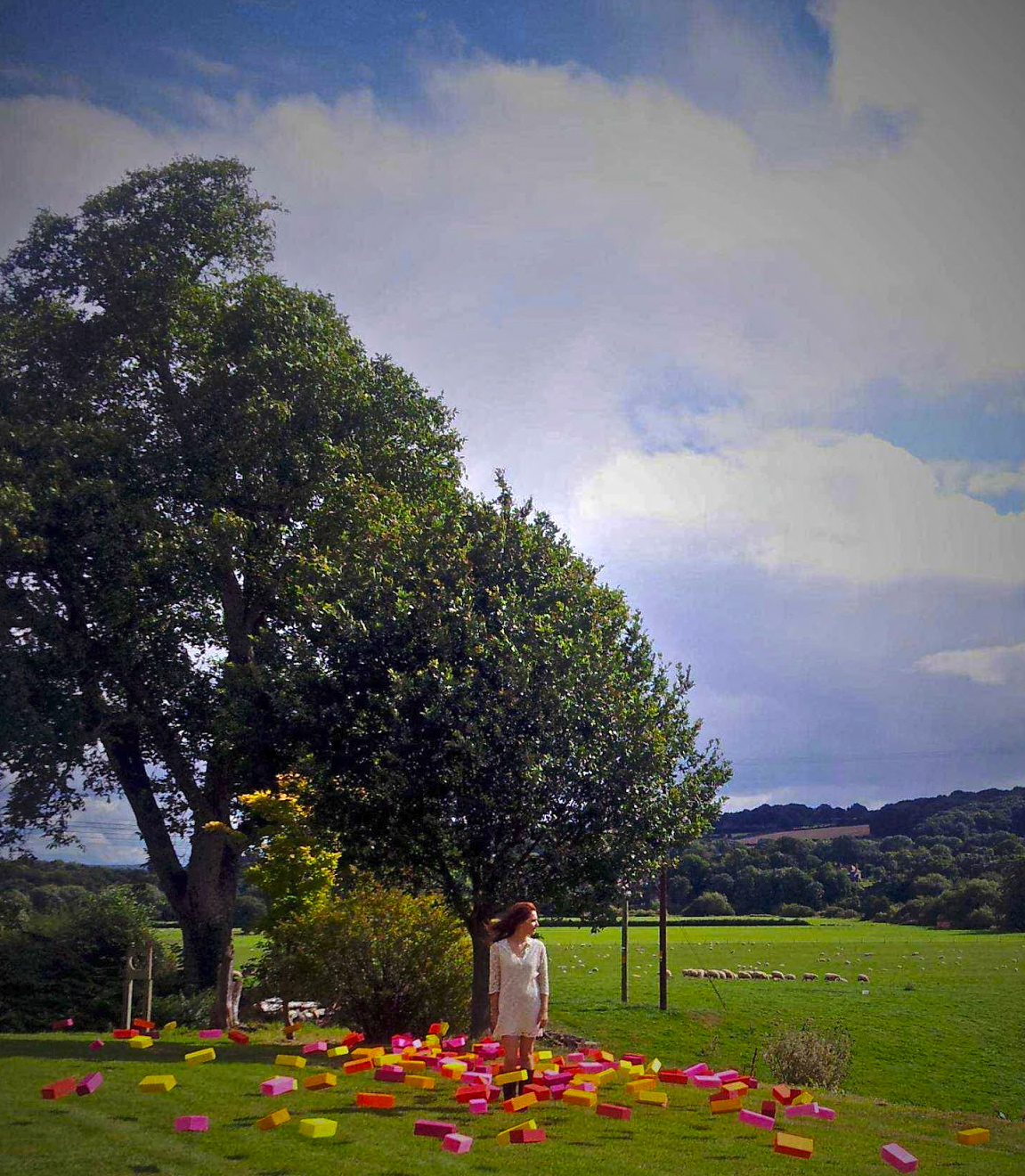 Ticker-Tape: Levitate, Cabalva Farm, Hay on Wye, 2013.