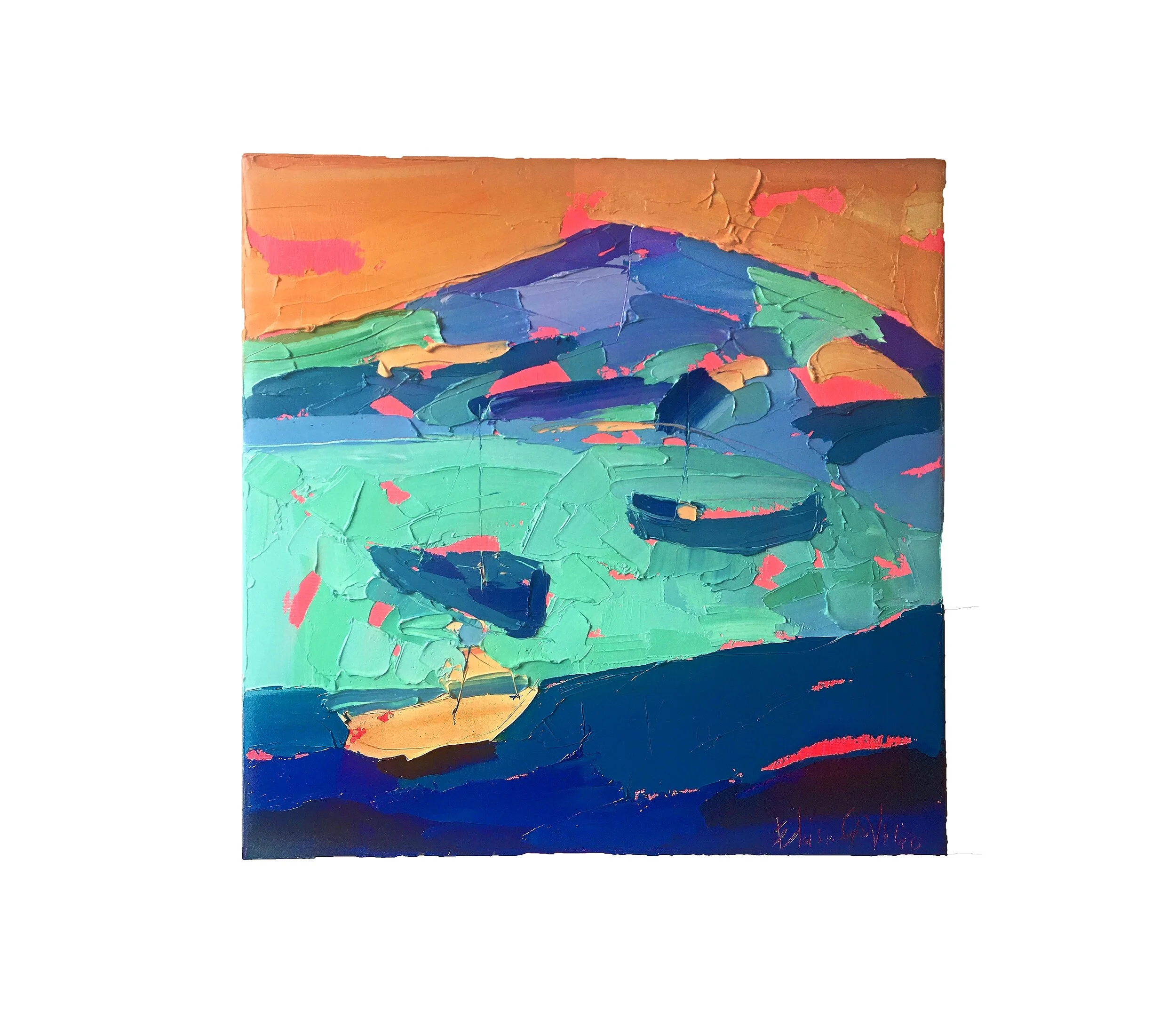 Three Boats at Patch, Gwbert