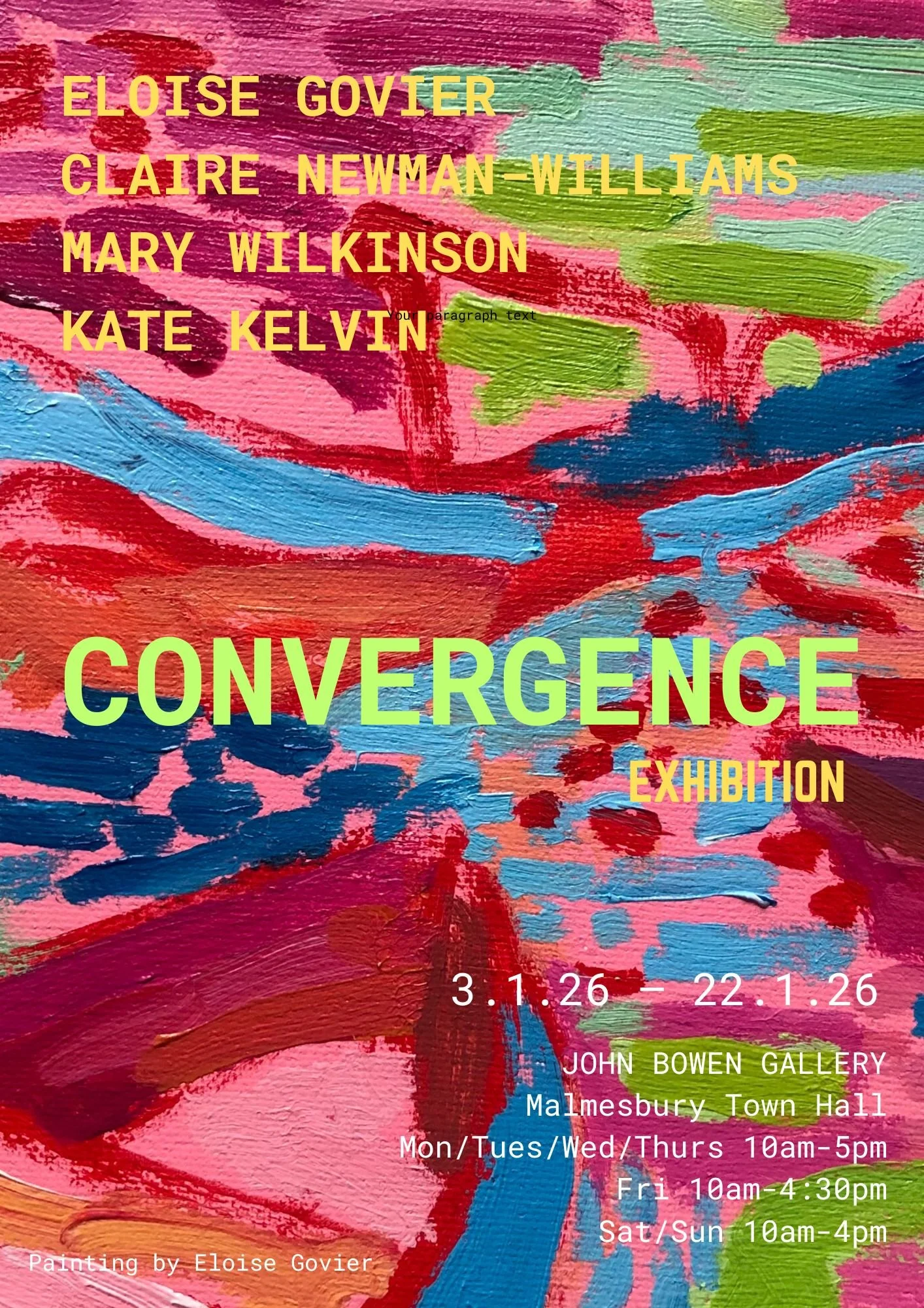 'CONVERGENCE' GROUP EXHIBITION, COTSWOLDS