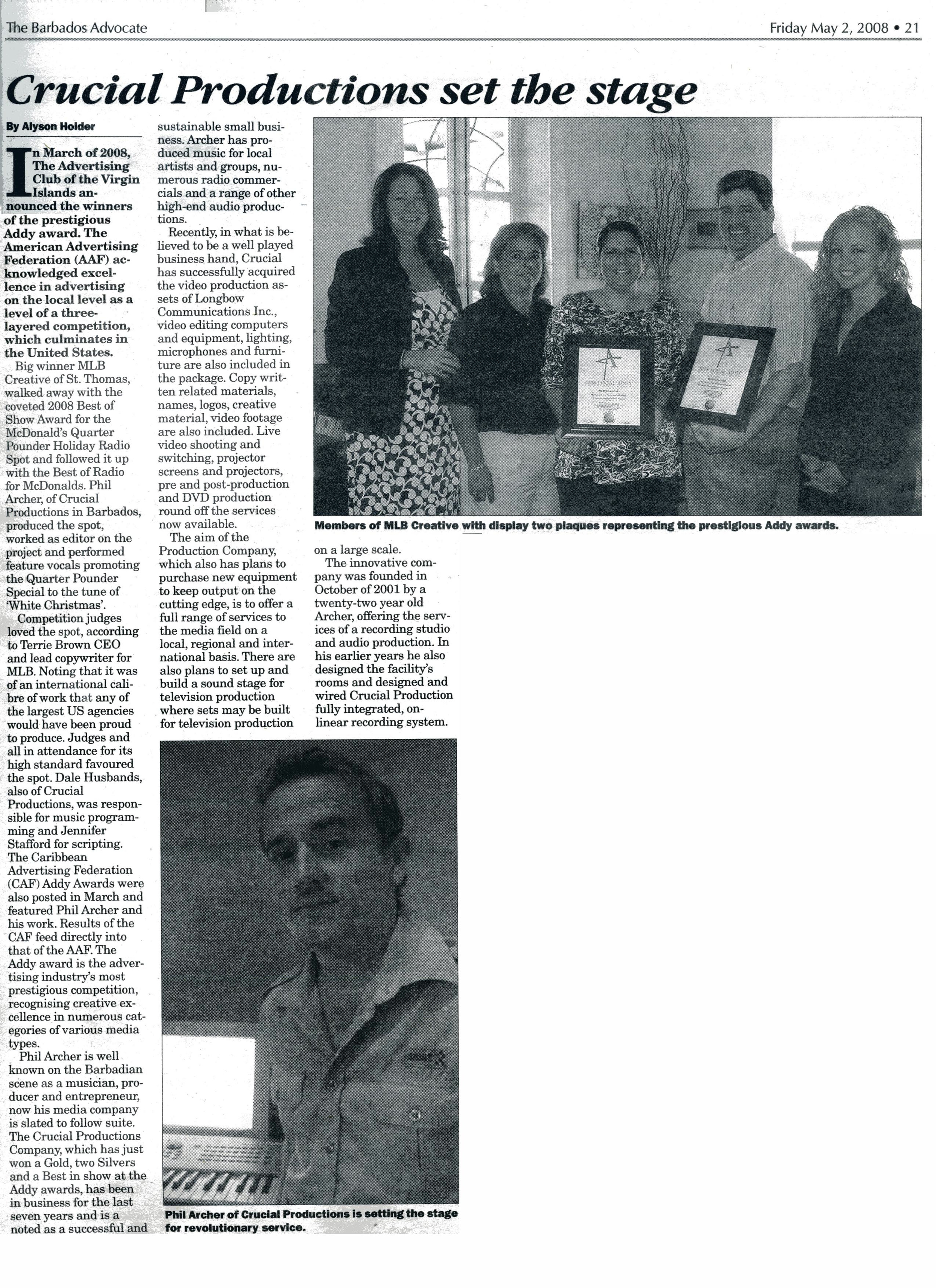 Barbados Advocate Article Addy Awards.jpg