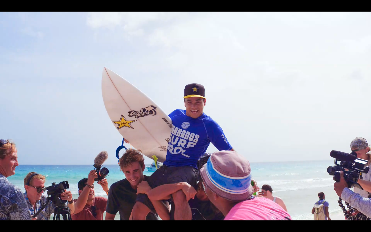 2017 Barbados Surf Pro Mens Champion, Keanu Asing (HAW) Image: NPI Productions Inc.