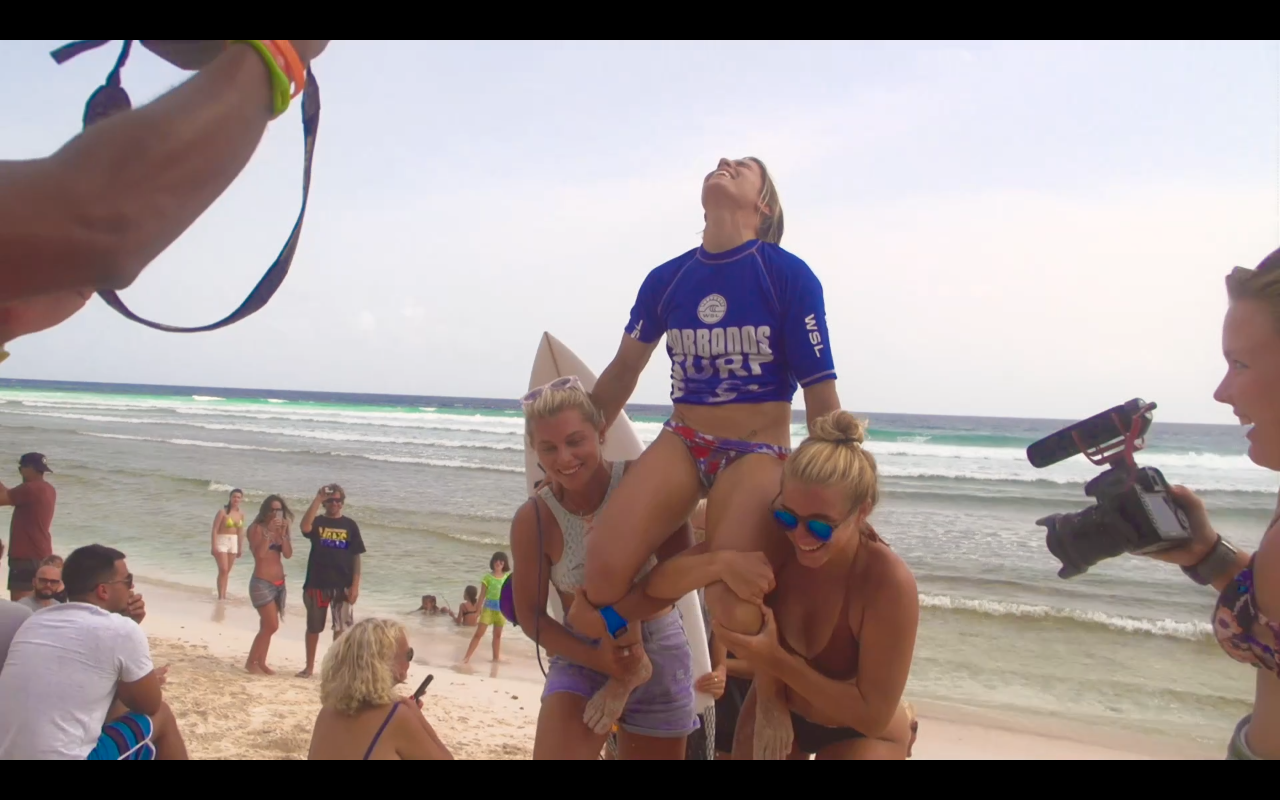 2017 Barbados Surf Pro Womens Champion, Claire Bevilacqua (AUS) Image: NPI Productions Inc.