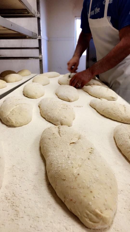 Tim scoring Three Grain Loaves