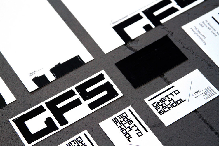 Client: Ghetto Film School (GFS) / Agency: Wieden+Kennedy / Design and Coding The Ghetto Film School Typography Generator makes letterforms that look like they've been hand-made from gaffer tape. The Ghetto Film School branding included a new typeface made of gaffer tape, but we wanted it to always look natural even when letters repeat. The software solves this problem by making new letterforms every time you type a letter. It sources from hi-res scans of real strips of tape to make unique letters over and over, then outputs files ready for print.