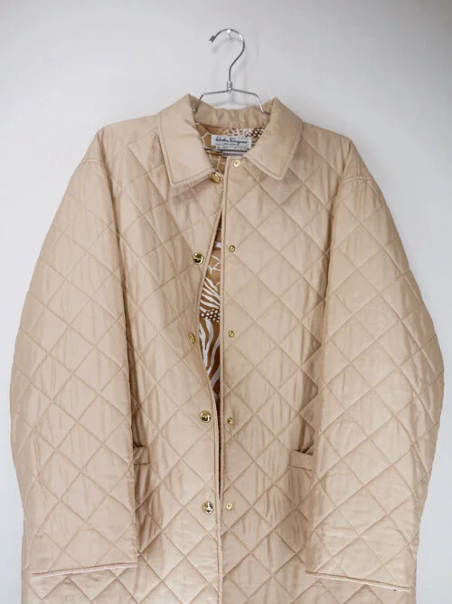 【送料&関税込】Ferragamo Cotton Ruched Effect Jacket Salvatore Ferragamo | Jackets & Coats | Salvatore Ferragamo
