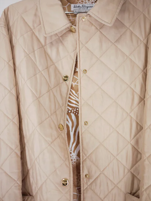 【送料&関税込】Ferragamo Waterproof Jacket Ferragamo Silk Jacket — EDEN & EDEN