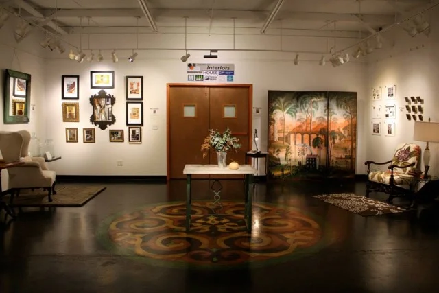 An interior design exhibit last year