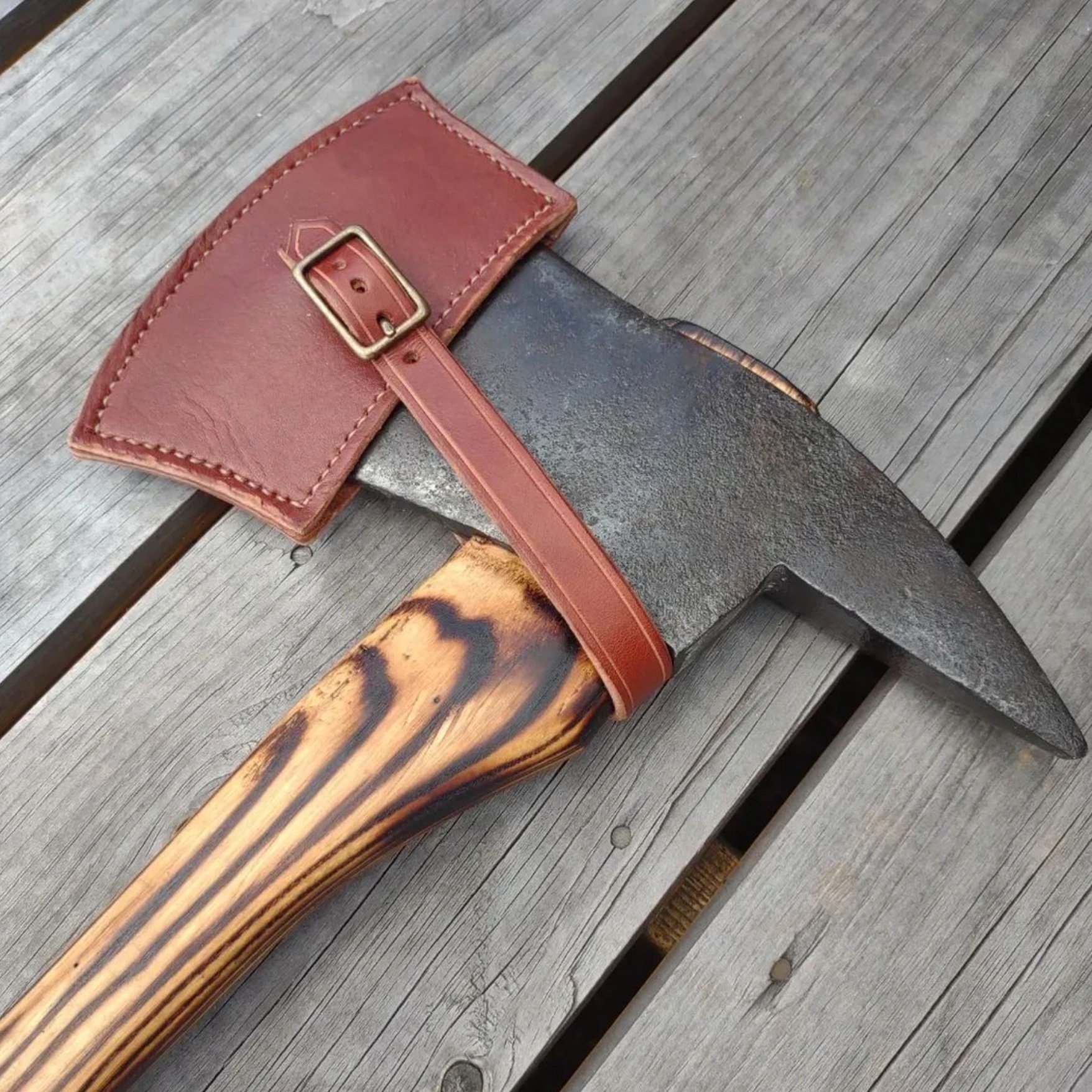 Woodpecker Axe and Leather
