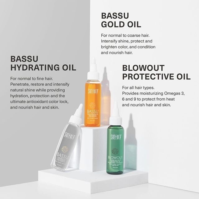 Beneficial for your hair and the Earth 🌳

@surfacehairhealth will plant one tree for every Surface Oil you purchase through April in partnership with the Arbor Day Foundation. Visit Visions to shop our Bassu Hydrating Oil, Bassu Gold Oil, and Blowou