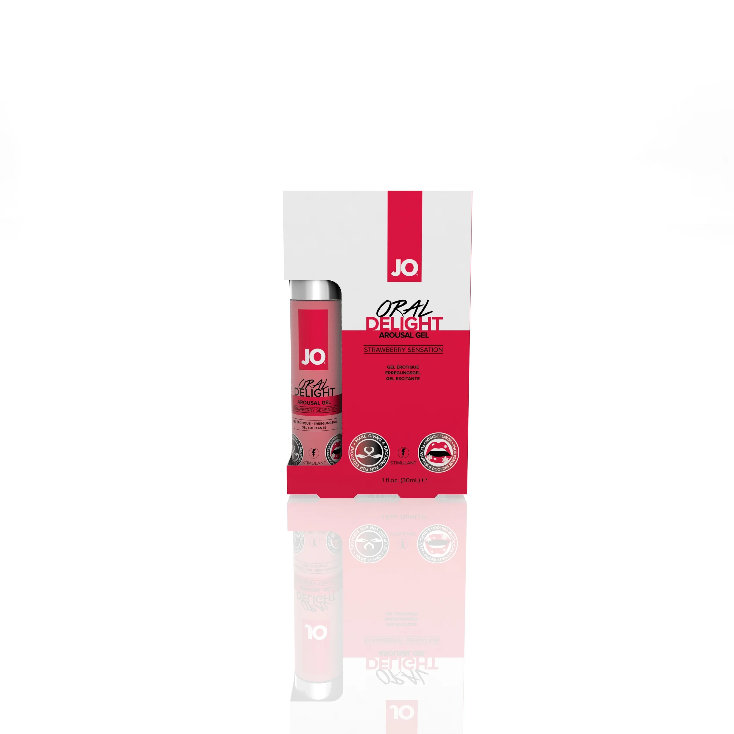 40481 - JO ORAL DELIGHT - STRAWBERRY SENSATION - 1fl.oz 30mL (MOQ 12 units - Includes Counter Display).jpg
