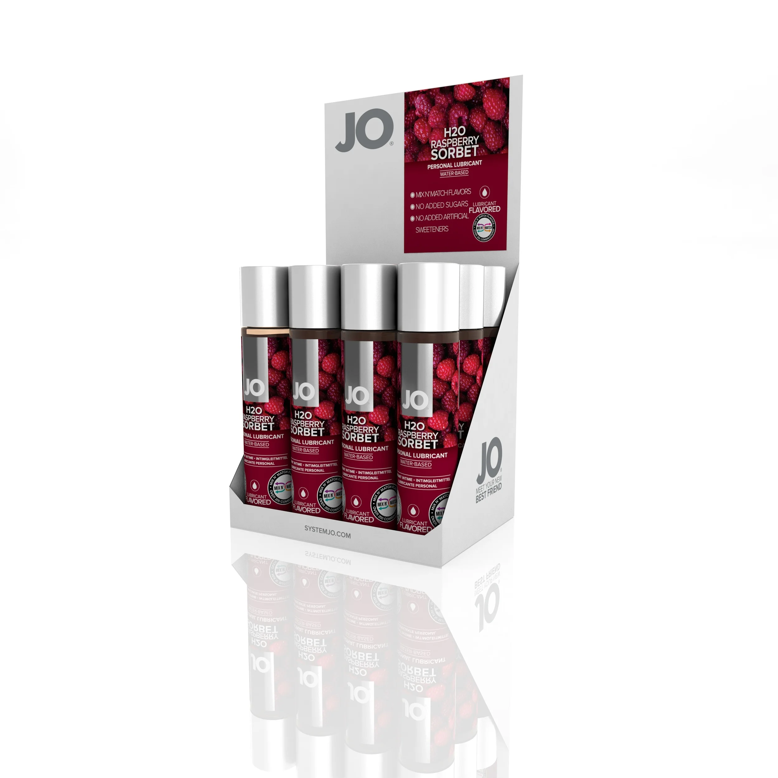 10117 - JO H2O FLAVORED LUBRICANT - RASPBERRY SORBET - 1fl.oz 30mL (MOQ 12 units - Includes Counter Display).jpg