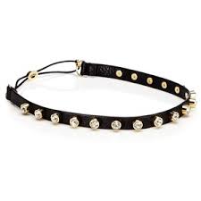 Juicy Couture Crystal Studded Leather Headband, $15.00- Juicy Couture.com