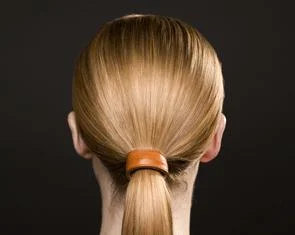 Jennifer Behr leather hair band, $unknown- jenniferbehr.com