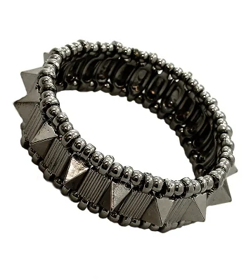 Stretch Urban Glam Bold Metal Theme Pyramid in:with Gunmetal Rhodium.jpg