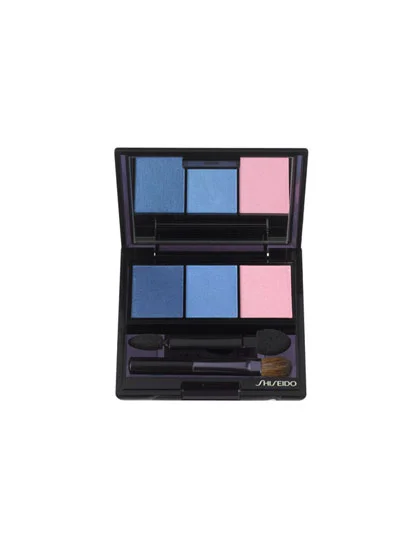 The richer the blue, the more skin tones it flatters—so we're glad makeup artists ditched the Easter-egg hues for a more intense cobalt.