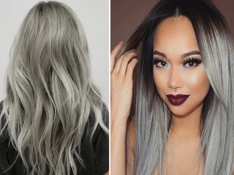 1. It doesn’t matter summer is coming (say:’I don’t ca-a-are, I love it’). These frosty locks will cool your tanned shoulders. All the guys will be turning their heads to marvel at your cooled down, frosted hair.