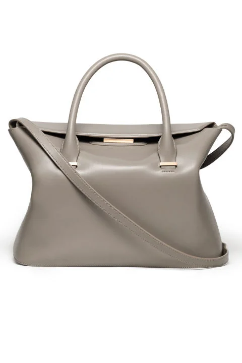 The Row tote, $2,250, saksfifthavenue.com . COURTESY SAKS FIFTH AVENUE