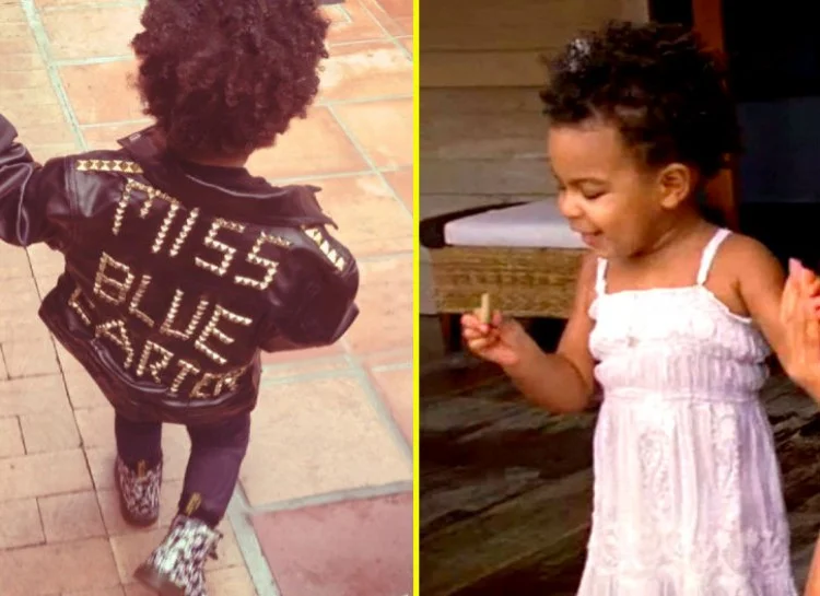 BLUE IVY CARTER The daughter of Jay Z and Beyonce is already becoming a fashion icon which we all expected of her. With her bedazzled sneakers and graphic tees, a lot of people question whether she outshines her parent’s fashion sense. She even has a great jacket with her name studded on it for the world to love.