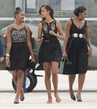 Malia and Sasha Obama