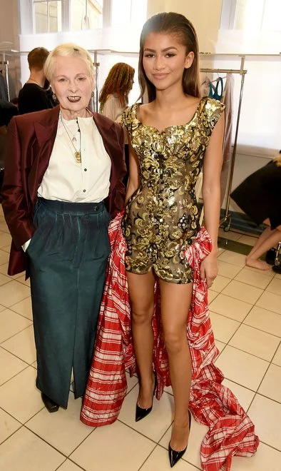  Zendaya with Vivienne Westwood Photo: Getty Images