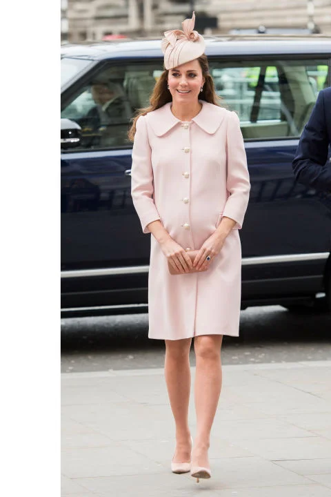 What: Alexander McQueen coat (last seen when the Duchess was pregnant with George in 2013) When: March 9 Where: Westminster Abbey