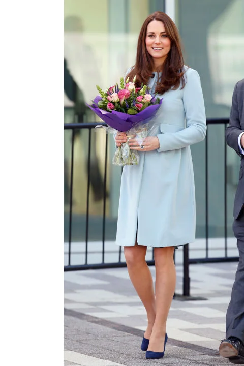 What: Seraphine coat When: January 19 Where: Opening the Kensington Leisure Center in London GETTY