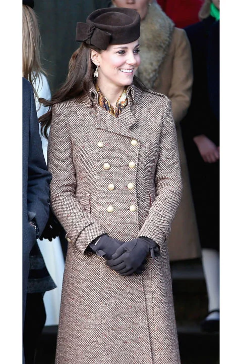 What: A Moloh coat When: December 25 Where: Christmas day service at the Sandringham estate in Norfolk GETTY IMAGES
