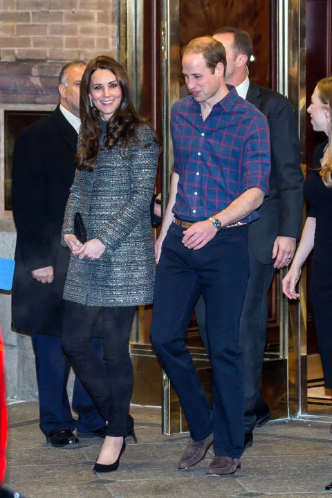 What: Tory Burch jacket When: December 8 Where: Leaving GETTY IMAGES