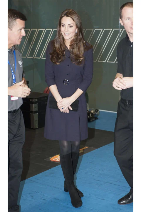 What: Goat dress ( Grazia reports the $700 frock sold out in minutes) When: November 12 Where: Visiting a SportsAid workshop in London KATEMIDDLETON