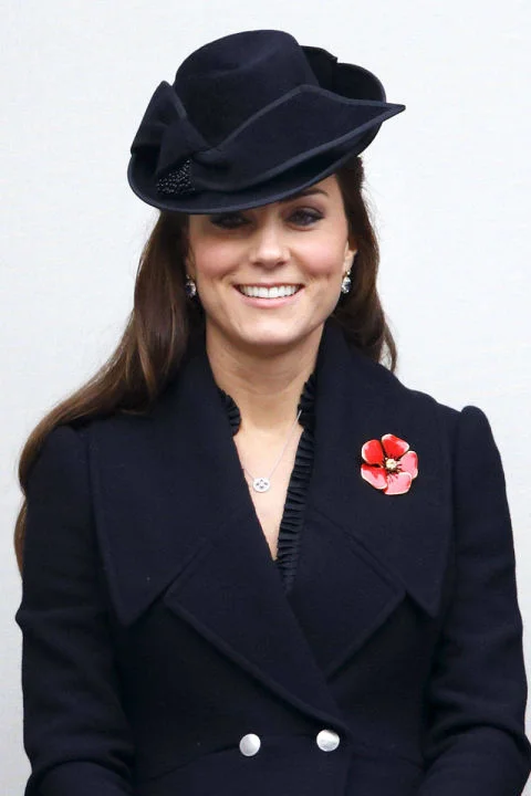 What: Alexander McQueen coatdress When: November 9 Where: Remembrance Sunday services in London GETTY IMAGES