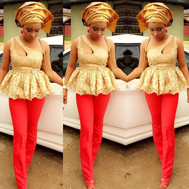 Gold and Red