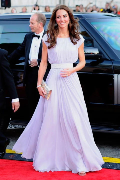 Kate Middleton The Duchess of Cambridge shaped fashion in an unexpected way when she came into the spotlight, mixing high fashion with cheap picks. She has championed British labels such as Alexander McQueen, Alice Temperley, and Jenny Packham, but also wears reasonably priced pieces by Zara, Whistles, and Reiss, making her a style icon for the masses. When Kate Middleton wears High Street fashion, it's almost sure to sell out. GETTY
