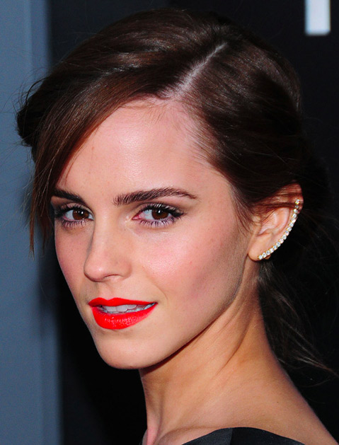 Emma Watson went for thin and delicate.