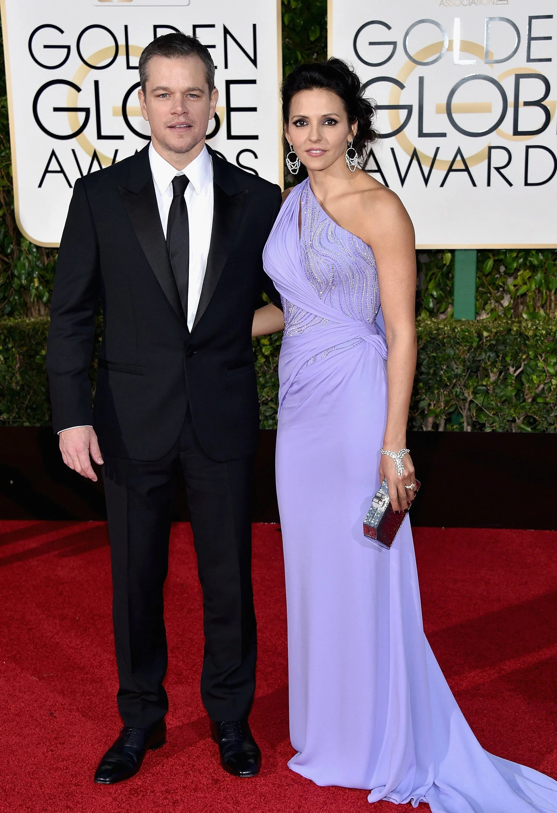 Matt Damon and Luciana Barroso