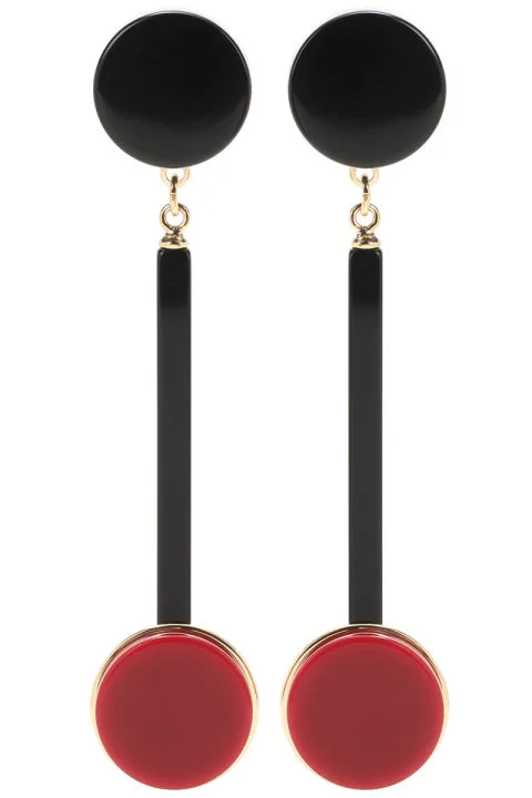 Marni earrings, $280, mytheresa.com . MYTHERESA