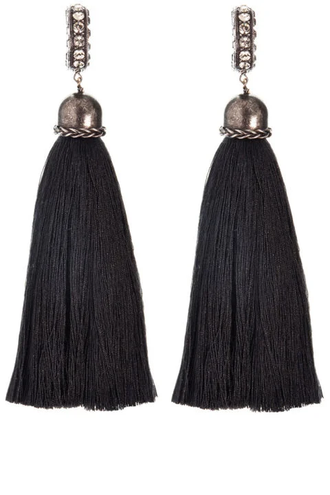 Lanvin earrings, $590, shopBAZAAR.com . SHOPBAZAAR